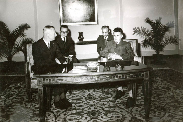 Nicolae Ceauşescu şi Ion Gheorghe Maurer l-au primit pe Zenon Novak, vicepreşedintele Consiliului de Miniştri al Poloniei. (8 iunie 1967)