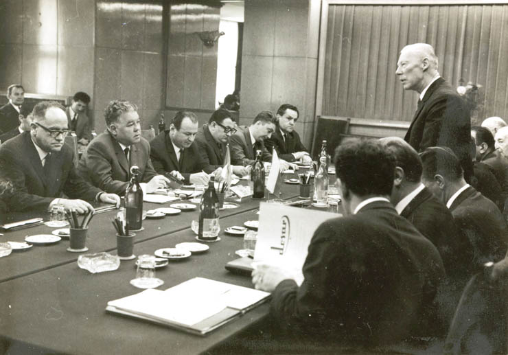 Aspecte din timpul celei de a şasea sesiuni a Comisiei guvernamentale româno-polone de colaborare economică. (8-9 iunie 1967)