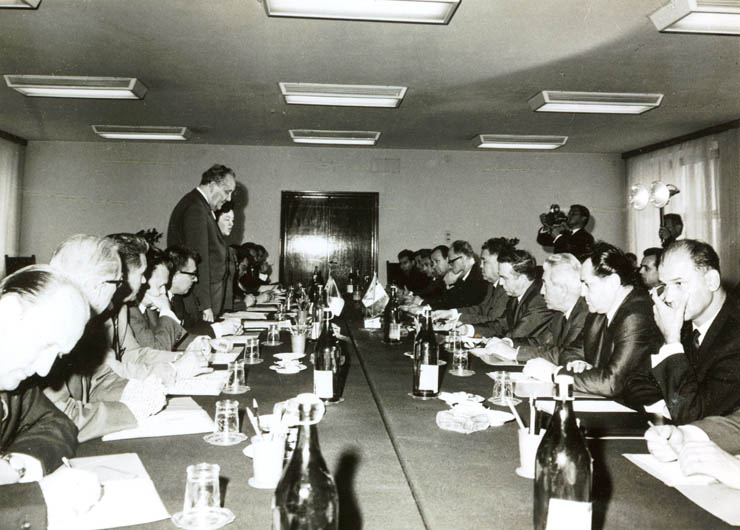Aspecte de la Sesiunea Comisiei mixte guvernamentale de colaborare economică şi tehnico-ştiinţifică româno-cehoslovace. (12-15 iunie 1967)