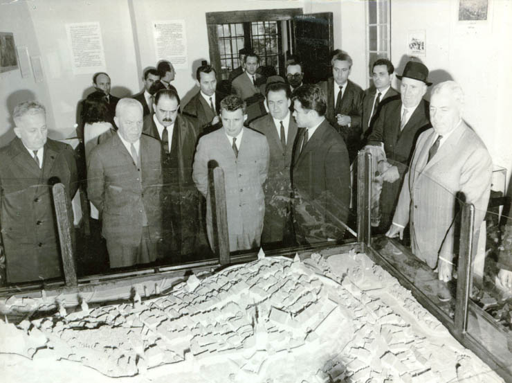 Aspecte din timpul vizitei conducătorilor de partid şi de stat în regiunea Braşov, oraşul Sighişoara. (15-18 iunie 1967)