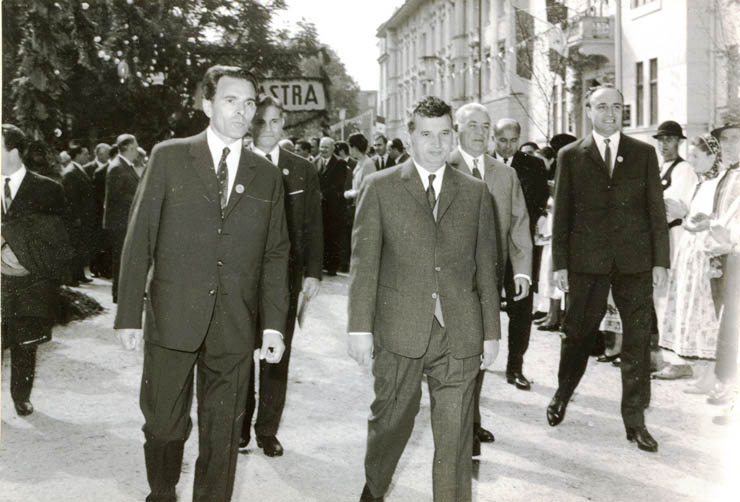 Aspecte din timpul vizitei conducătorilor de partid şi de stat în regiunea Braşov, oraşul Sibiu. (15-18 iunie 1967)