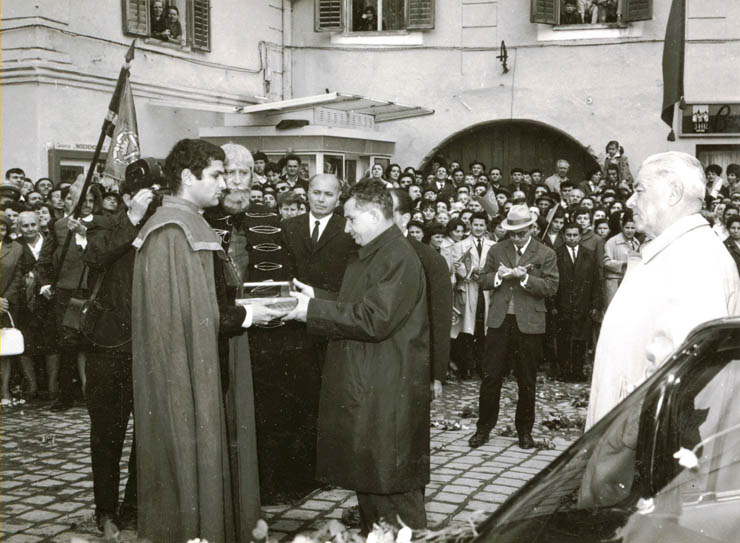 Aspecte din timpul vizitei conducătorilor de partid şi de stat în regiunea Braşov, oraşul Sibiu. (15-18 iunie 1967)