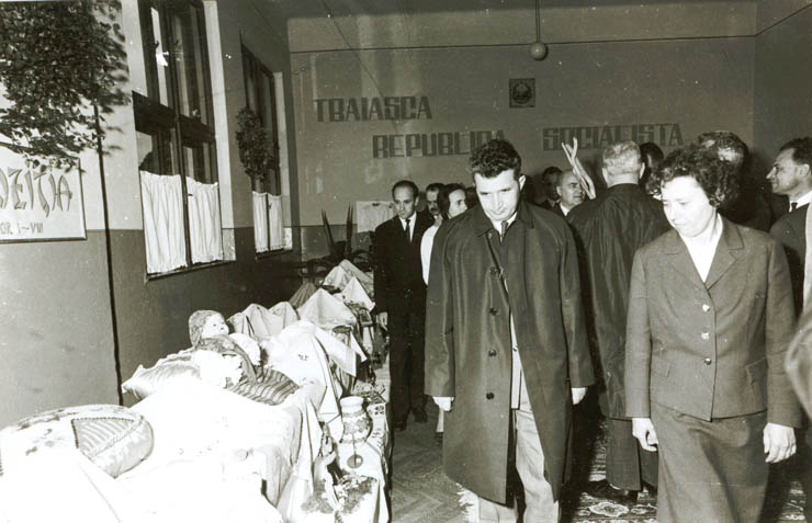 Aspecte din timpul vizitei conducătorilor de partid şi de stat în regiunea Braşov, Rupea. (15-18 iunie 1967)