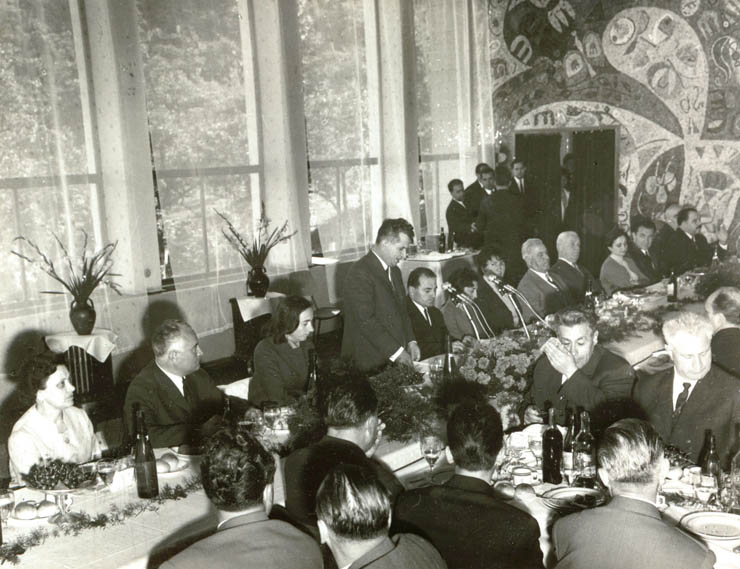 Aspecte din timpul vizitei conducătorilor de partid şi de stat în regiunea Braşov. (15-18 iunie 1967)