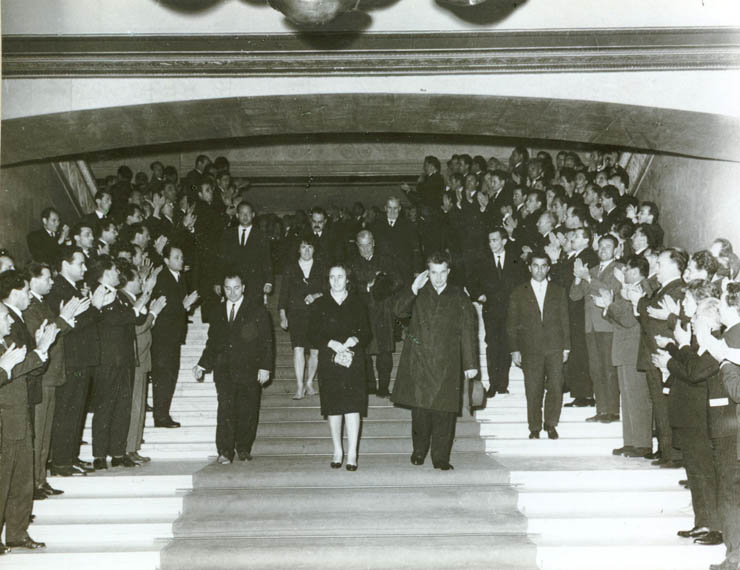 Aspecte din timpul vizitei conducătorilor de partid şi de stat în regiunea Braşov. (15-18 iunie 1967)
