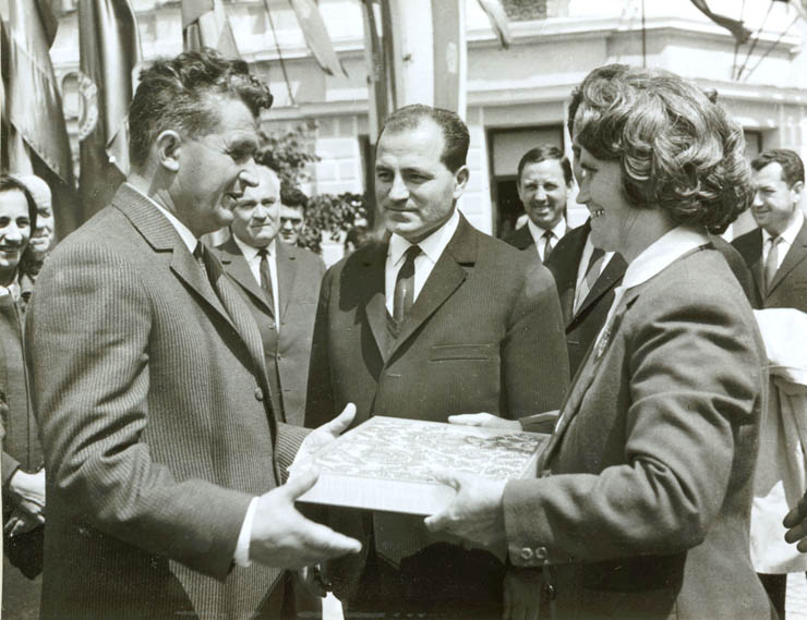 Aspecte din timpul vizitei conducătorilor de partid şi de stat în regiunea Braşov. (15-18 iunie 1967)