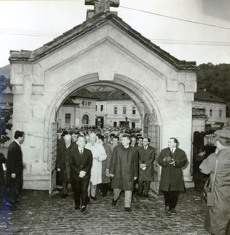 Aspecte din timpul vizitei conducătorilor de partid şi de stat în regiunea Braşov, localitatea Scheii Braşovului. (15-18 iunie 1967)