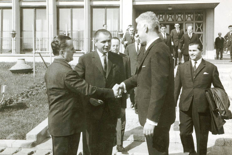 Plecarea lui Corneliu Mănescu, la Belgrad, la invitaţia Vecei Executive Federale a Iugoslaviei. (16 iunie  1967)