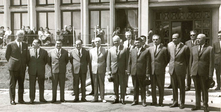 Plecarea delegaţiei României, în frunte cu Ion Gh. Maurer, la sesiunea extraordinară a Adunării Generale a O.N.U. (18 iunie 1967)