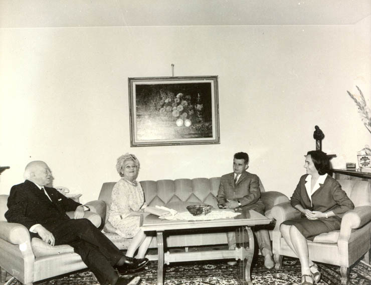 Nicolae Ceauşescu l-a primit pe savantul Henry Coandă. (9 iulie 1967)