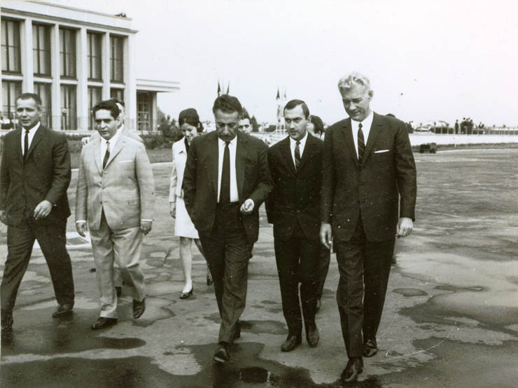 Plecarea din România a lui Abdul Rahman Pazhwak, preşedintele celei de a XXI-a Sesiuni a Adunării Generale a O.N.U. (15 august 1967)