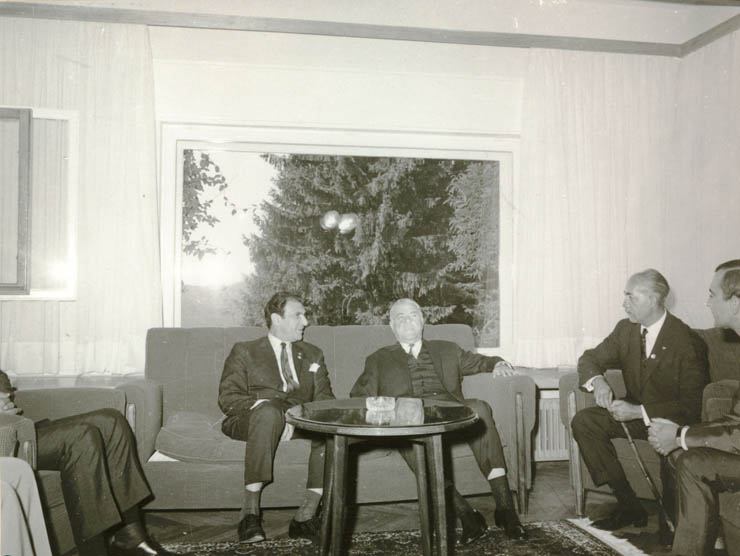 Ion Gh. Maurer, preşedintele Consiliului de Miniştri,   l-a primit pe Ardeshir Zahedi, ministrul de externe al Iranului. (16 august 1967)