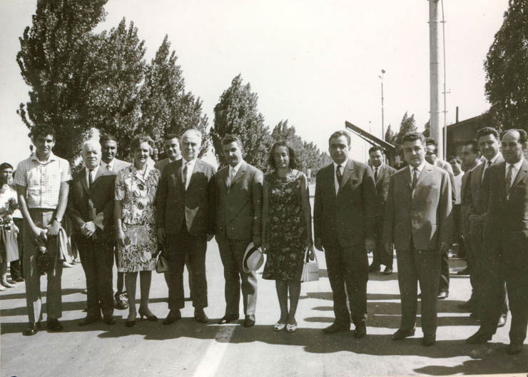 Aspect din timpul vizitei în ţara noastră, la invitaţia lui Nicolae Ceauşescu, a secretarului general al P.C.I., Luigi Longo. (16-17 august 1967)