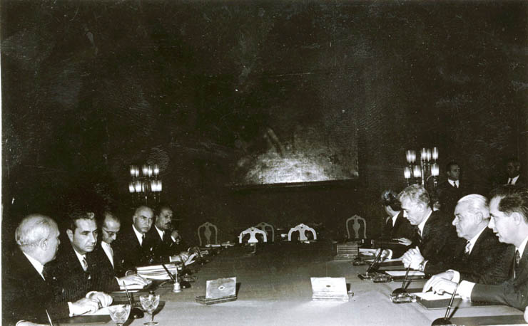 Vizita lui Ion Gh. Maurer şi a lui Corneliu Mănescu în Italia. (22 ianuarie 1968)