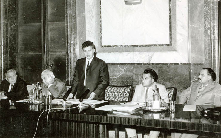 Nicolae Ceauşescu la Consfătuirea C.C. al P.C.R. cu oameni de ştiinţă şi cultură maghiari. (27 iunie 1968)