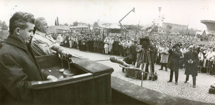 Cuvântarea lui Nicolae Ceauşescu la adunarea populară din Piaţa Obor, cu prilejul sărbătoririi Zilei Recoltei. (6 octombrie 1968)