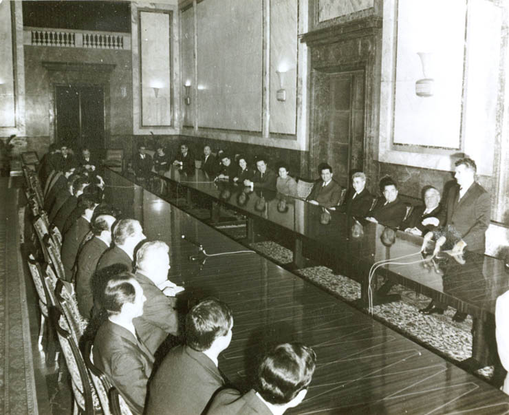 Întâlnirea conducătorilor de partid şi de stat, la sediul C.C. al P.C.R., cu reprezentanţii organizaţiilor de masă şi obşteşti. (30 decembrie 1968)
