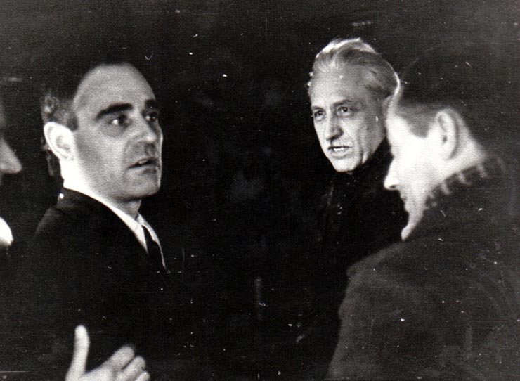 Întoarcerea de la Moscova a lui Gh. Gheorghiu Dej. Aspecte din tren (acad. Nicolau).( ianuarie 1945)