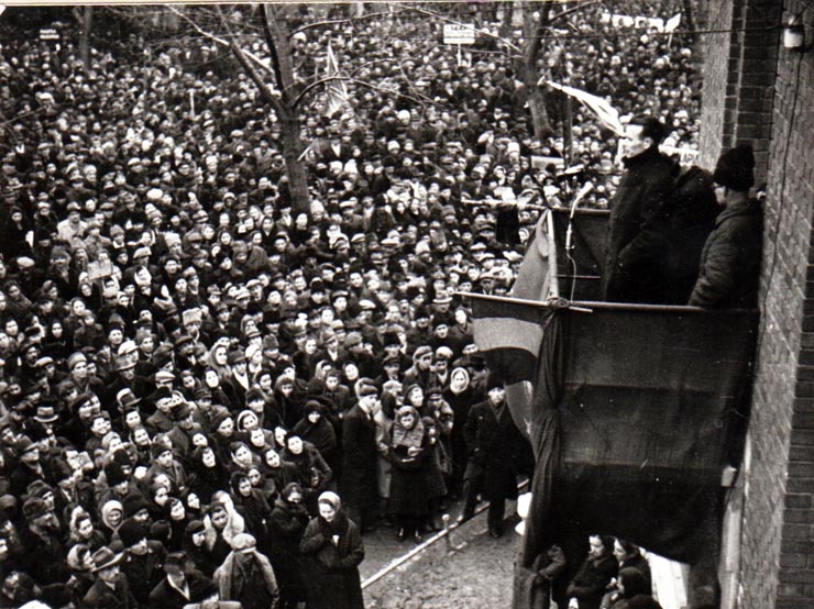 Comemorarea luptelor de la atelierele C.F.R. Griviţa.(16 februarie 1945)