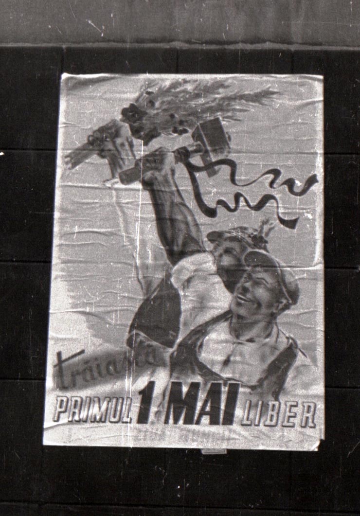 Capitala în sărbătoare cu prilejul primului 1 Mai liber.(1 mai 1945)