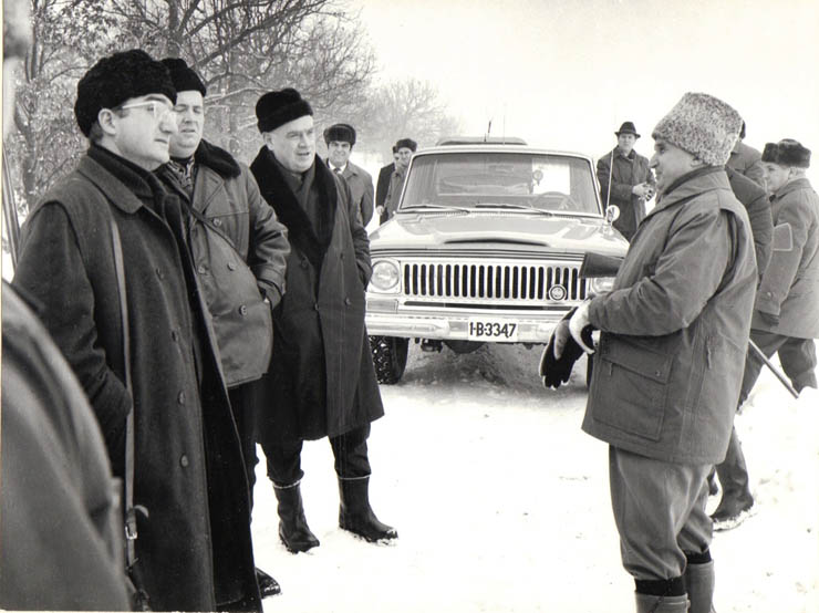 Vanatoare cu sefii misiunilor diplomatice 25 ianuarie 1969