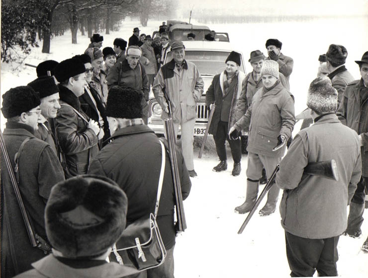 Vanatoare cu sefii misiunilor diplomatice 25 ianuarie 1969