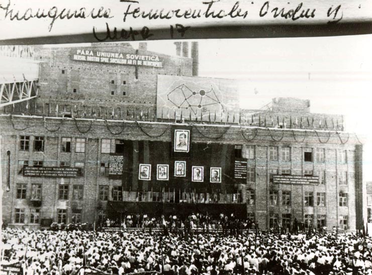 ”Inaugurarea termocentralei Ovidiu II”.(1952)