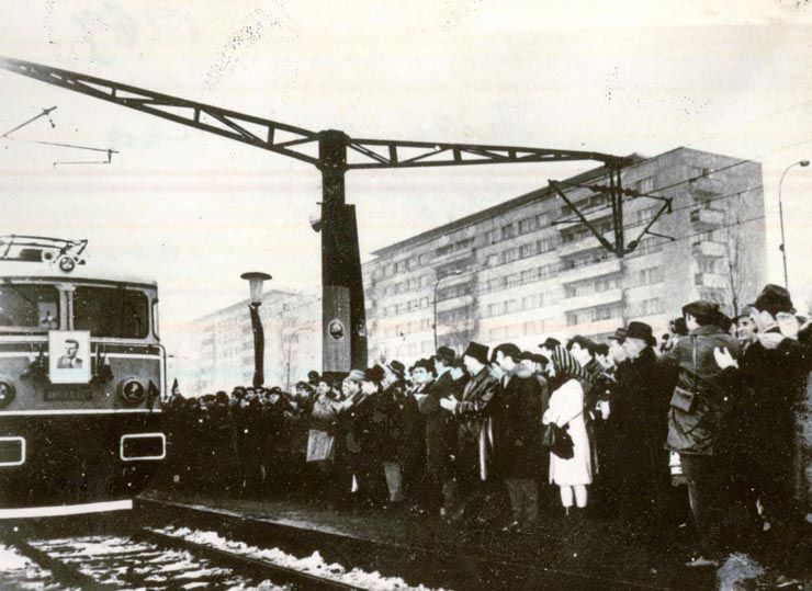 Inaugurarea liniei electrice ferate Bucureşti – Braşov.(1969)