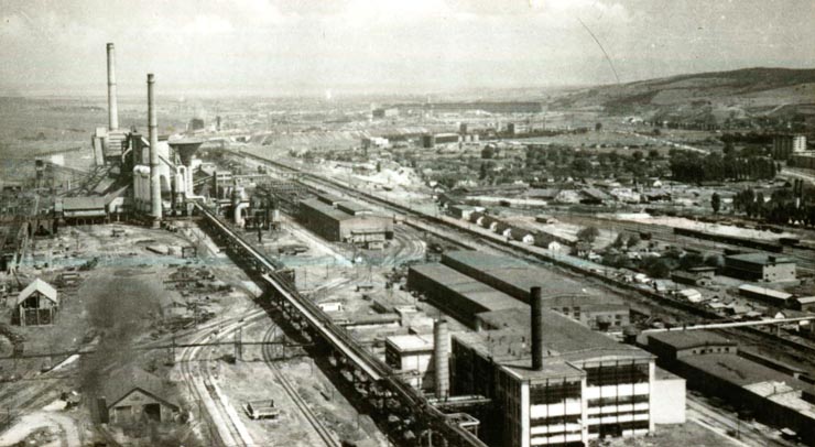 Combinatul siderurgic Hunedoara.(1970)
