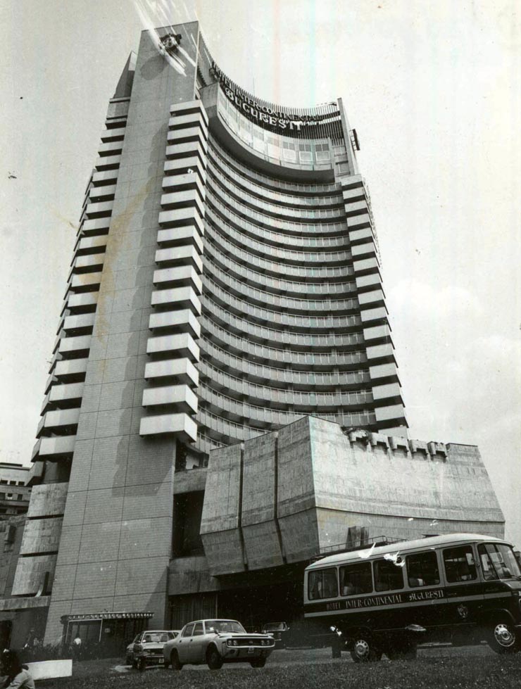 În imagine noul complex hotelier Intercontinental – Bucureşti.(f.a.)