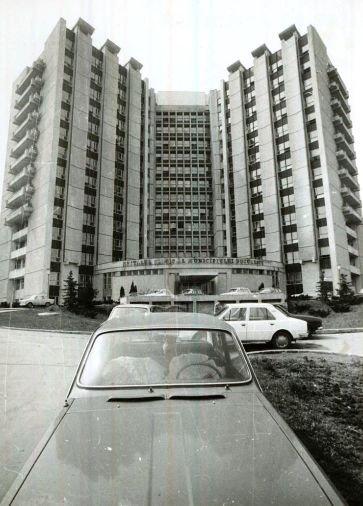 Clădirea Spitalului municipal Bucureşti.(f.a.)