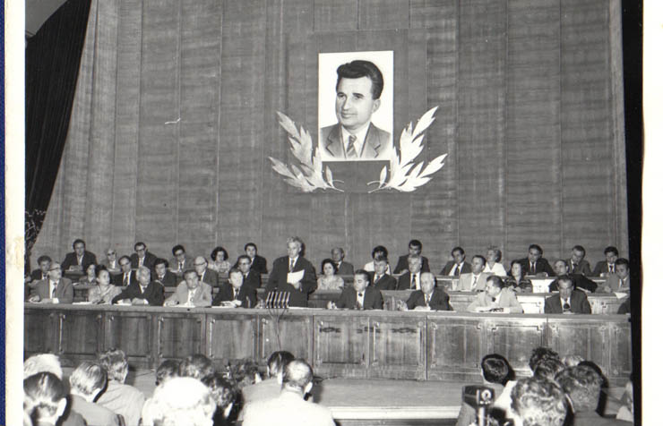 Aspect de la prezidiul lucrărilor Plenarei Consiliului Naţional al Oamenilor Muncii. (5-6.VII.1979).