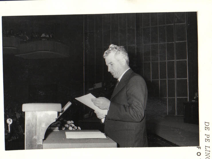 Cuvântarea lui Nicolae Ceauşescu la cel de-al X-lea Congres Mondial al Petrolului, ale cărui lucrări s-au desfăşurat în zilele de 9-14. IX.1979, în sala mare a Palatului Republicii din Bucureşti. (10.IX.1979).