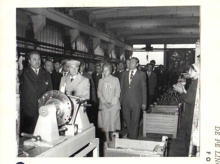 Conducători de partid şi de stat în vizită de lucru la Întreprinderea de maşini şi utilaje din Baia Mare, judeţul Maramureş. (17-18.IX.1979).
