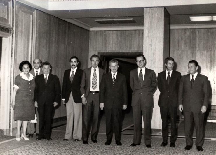 Primirea la Nicolae ceauşescu a secretarului general al Partidului Socialist Popular din Spania, Raul Morodo. (17 iunie 1976)
