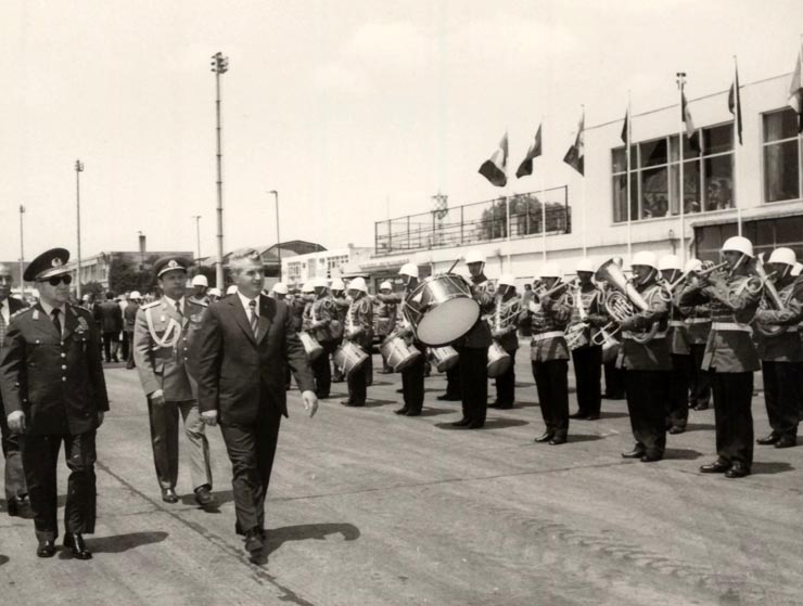 Vizita oficială a preşedintelui Nicolae Ceauşescu în Turcia. Sosirea la Istanbul (24 iunie 1976). (22-25 iunie 1976)