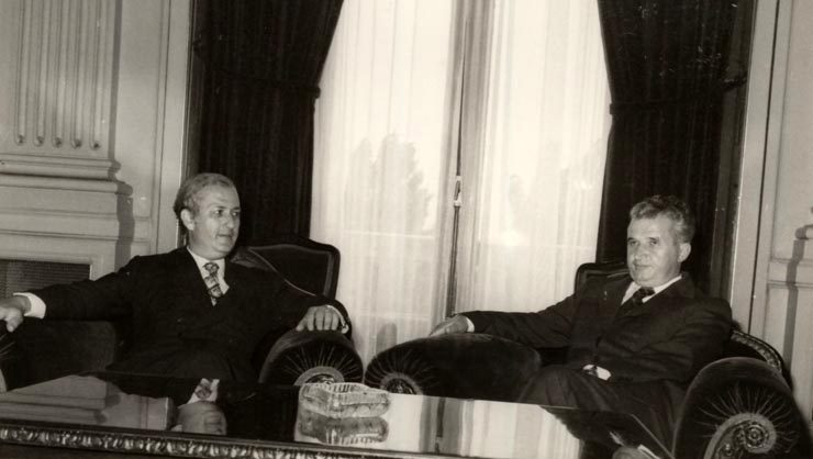 Primirea de către preşedintele Nicolae Ceauşescu a ministrului de externe al Republicii Cipru, Ioannis  Christophides. (2 iulie 1976)
