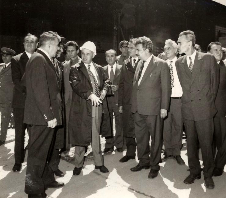 Vizita de lucru a lui Nicolae Ceauşescu în municipiul Galaţi. (3 iulie 1976)