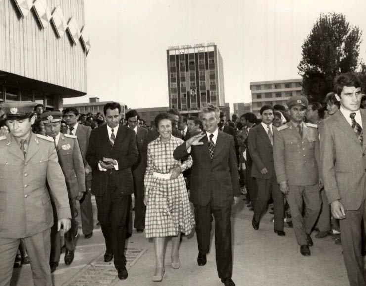 Aspect de la vizita de lucru a lui Nicolae Ceauşescu, a Elenei Ceauşescu întreprinsă în judeţul Tulcea. (27-28 august 1976)
