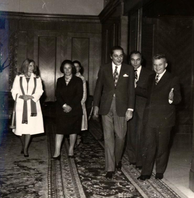 Primirea la Nicolae Ceauşescu a prinţului Moulay Abddallah, fratele regelui Hassan al II-lea al Marocului. (23 septembrie 1976)