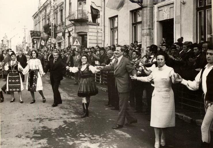 Vizita lui Nicolae Ceauşescu în judeţul Harghita. Miercurea Ciuc. (5 octombrie 1976)