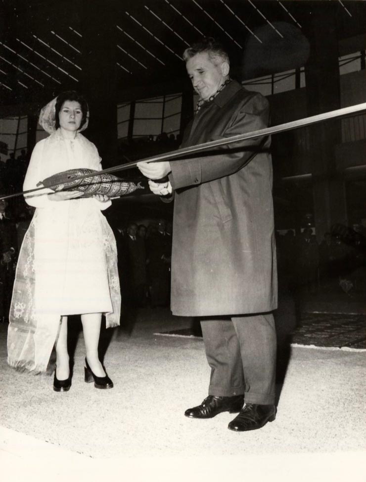 Inaugurarea Târgului Internaţional Bucureşti, a IV-a ediţie (16 octombrie 1976)
