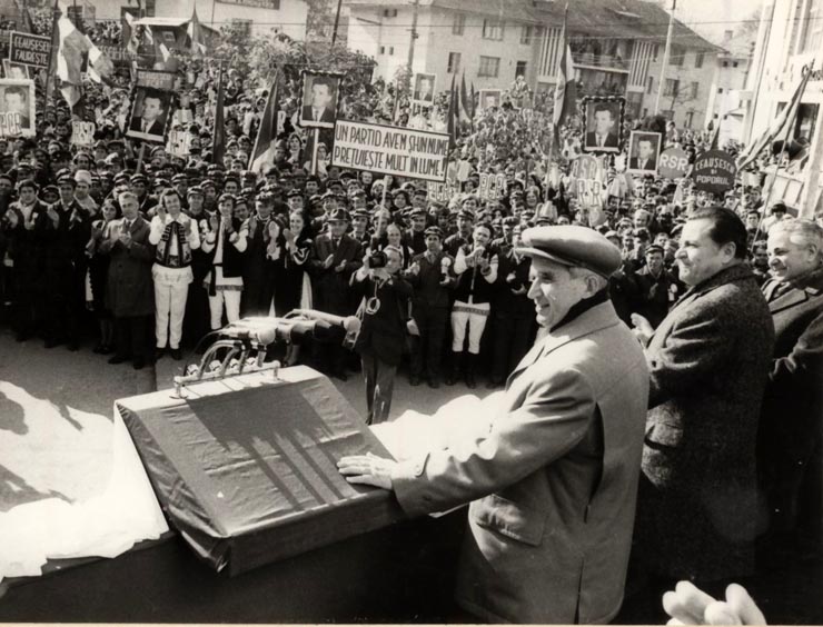 Vizita de lucru a lui Nicolae Ceauşescu în judeţul Alba. Cuvântarea la mitingul de la Baia de Arieş. (21 octombrie 1976)