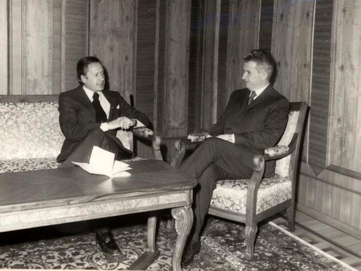 Vizita oficială în România a Alteţei Sale Regale, marele duce Jean al Luxemburgului, împreună cu marea ducesă, Josephine Chartlotte. (25-28 octombrie 1976)