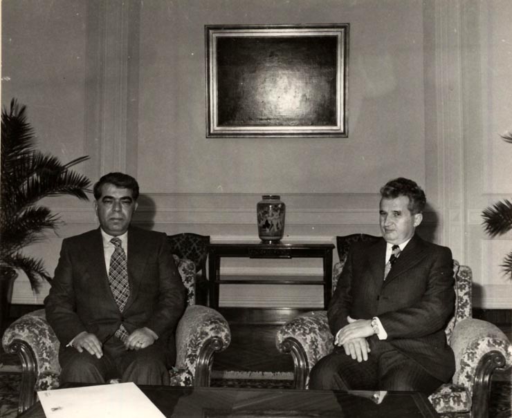 Primirea lui Abdel Rahman Khleifawi, preşedintele Consiliului de Miniştri al Republicii Arabe Siriene. (24 decembrie 1976)