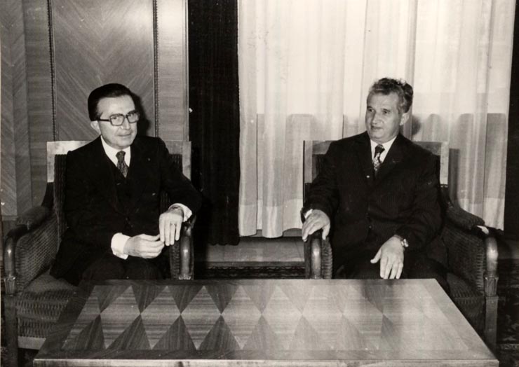 Întâlnirea dintre preşedintele Nicolae Ceauşescu cu premierul italian, Gioulio Andreotti. (25 mai1977)