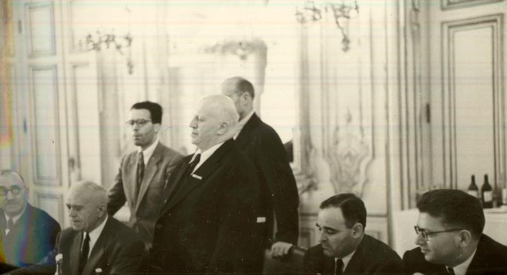 Vizita in Bulgaria a delegatiei guvernamentale romane condusa de dr Petru Groza, Gheorghiu Dej, 15-16 iulie 1947