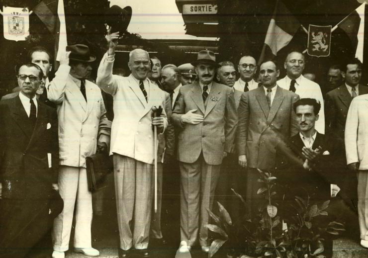Vizita in Bulgaria a delegatiei guvernamentale romane condusa de dr Petru Groza, Gheorghi Dimitrov, Gheorghiu Dej, Gh. Tatarescu 15-16 iulie 1947