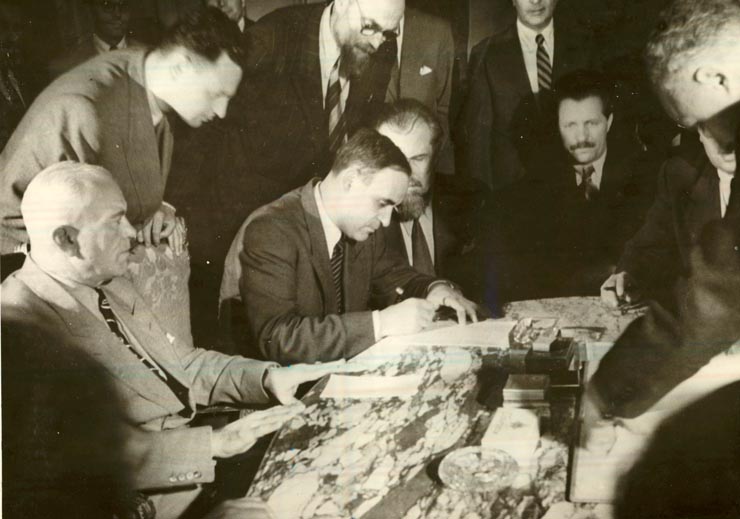 Vizita in Bulgaria a delegatiei guvernamentale romane condusa de dr Petru Groza, Gheorghiu Dej, 15-16 iulie 1947