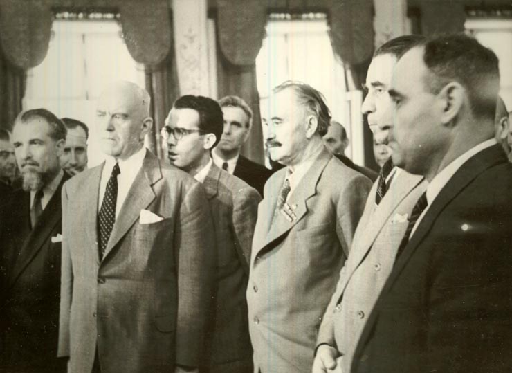 Vizita in Bulgaria a delegatiei guvernamentale romane condusa de dr Petru Groza, Gheorghi Dimitrov, Gheorghiu Dej, Gh. Tatarescu 15-16 iulie 1947